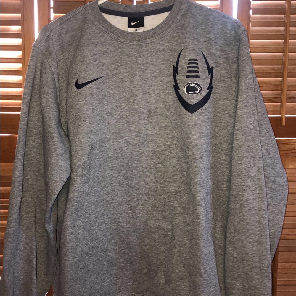 nike/ penn state football crew neck sweat shirt